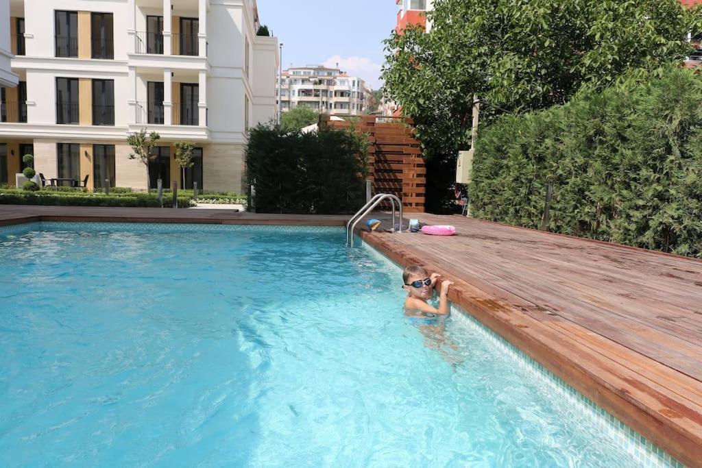 Apartment In Evargreen Complex With Terrace 瓦爾納 外观 照片