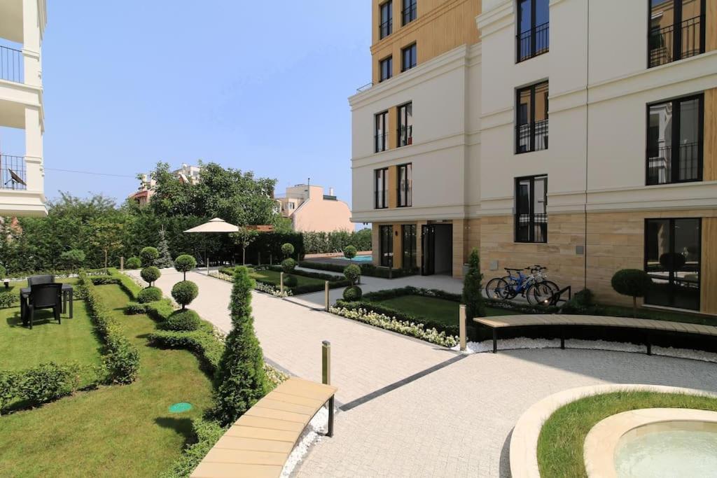Apartment In Evargreen Complex With Terrace 瓦爾納 外观 照片